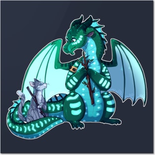 Wings of Fire & Warriors - Turtle and Jayfeather - Stick Bois Posters and Art